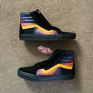 Vans Sk8-Hi Reissue “Refract” Black/Multi Color (VNA04U3DWN6) *Men’s Size 11*